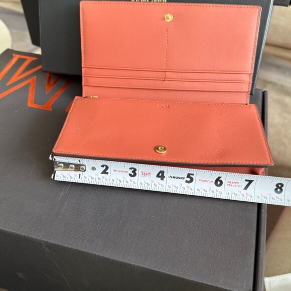 MCM Leather Wallet Purse On Removable Leather and Chain, MYL ESAK01 X7001 - Picture 13 of 16